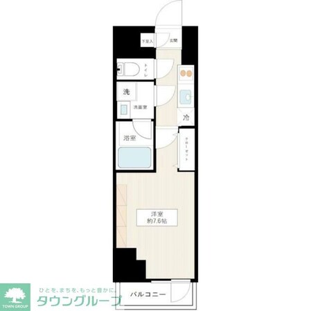 フュージョナル千住緑町の物件間取画像